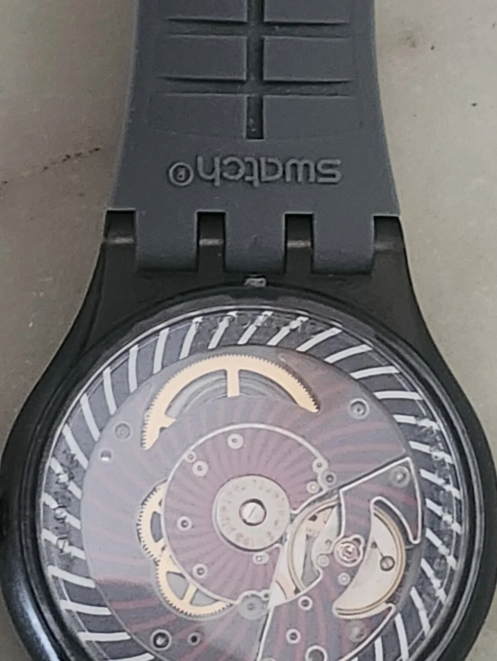 SWATCH Sistem Ash (SUTM401) Automatic Wristwatch